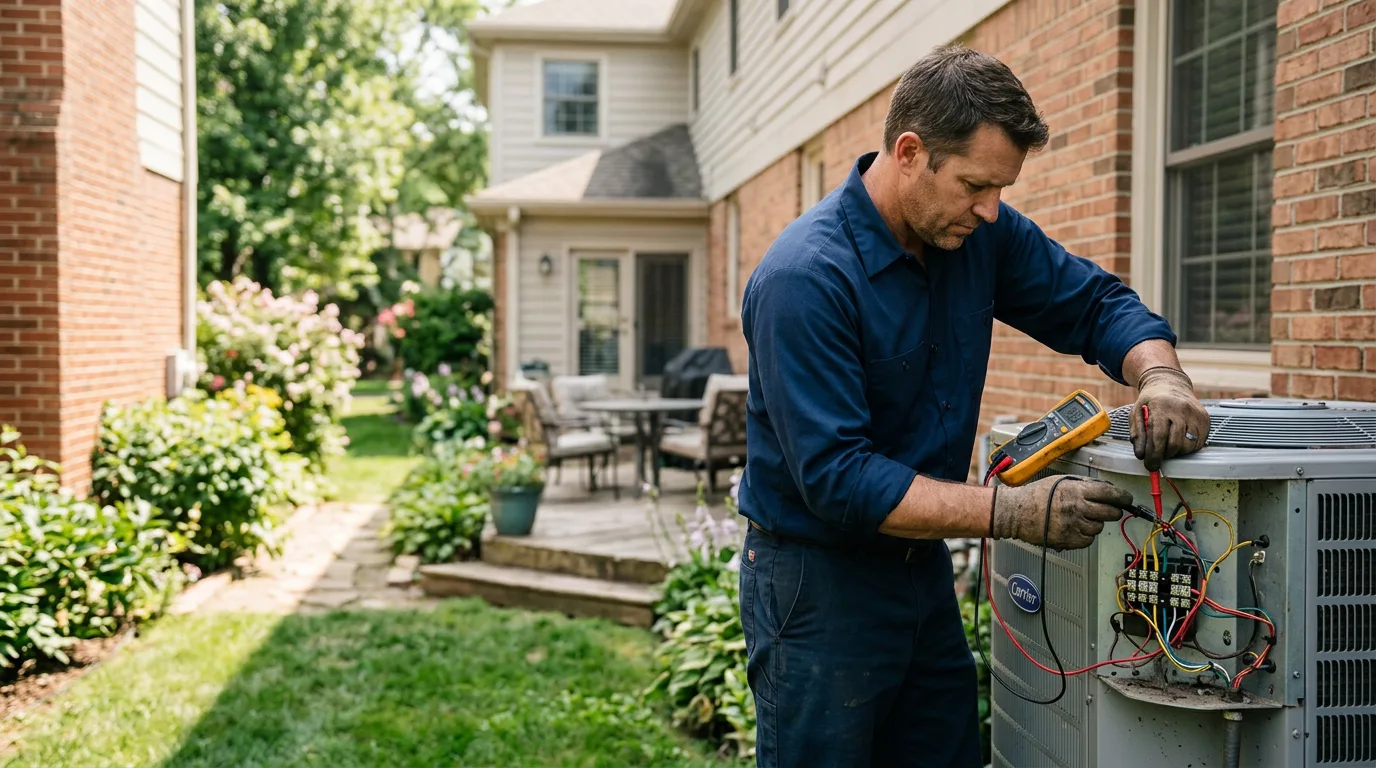 HVAC technician working near Newbern, AL